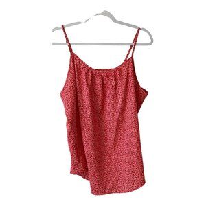 Handkerchief Red and White Spaghetti Strap XL Top